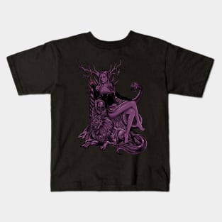 Viking goddess of the dead Hel Kids T-Shirt